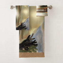 Zuidwest-Abstracte kunst Bad Handdoek