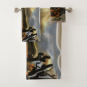 Zuidwest-Abstracte kunst Bad Handdoek (Insitu)