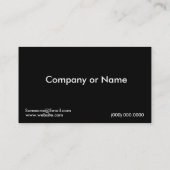 Zuidwest-Arizona Phoenix Visitekaartje (Achterkant)