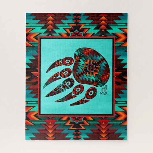 Zuidwest Beer Paw Jigzaag Puzzle Legpuzzel (Verticaal)