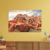 Zuidwest bergscène canvas afdruk (Insitu (Woonkamer))