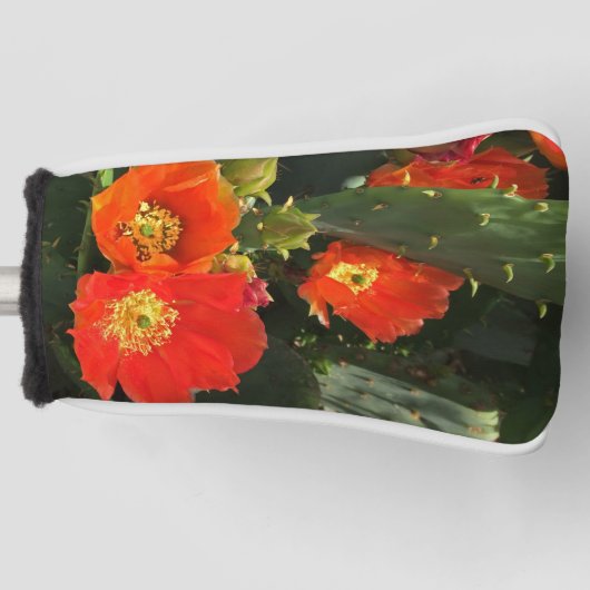 Zuidwest Cactus Vloer helder rood Floral Bloom Golfheadcover (Voorkant)