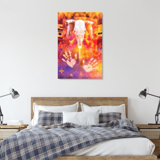 ZUIDWEST CANVAS AFDRUK (Insitu (Slaapkamer))