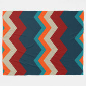Zuidwest-Chevron Fleece Deken (Voorkant (Horizontaal))