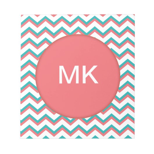 Zuidwest-Chevron-patroon Notitieblok (Voorkant)