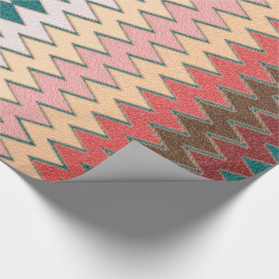 Zuidwest-Chevron Zigzag Wrapping Paper Cadeaupapier