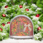 Zuidwest Chili krans gepersonaliseerd Sneeuwbol (Kerstmis)