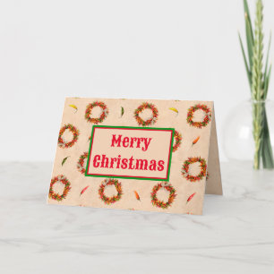 Zuidwest Chili kransen kerst Kaart