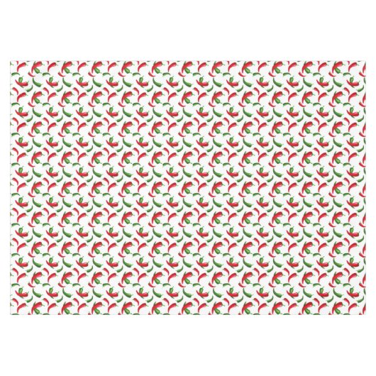 Zuidwest-Chili Peper Patlecloth Tafelkleed (Voorkant (Horizontaal))