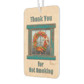 Zuidwest Chili Ristra Krans Blauw Venster Custom Luchtverfrisser (Links)