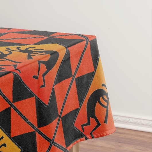 Zuidwest Dancing Kokopelli Patroon Tafelkleed (Voorbeeld)