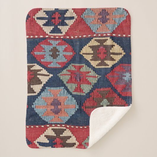 Zuidwest Diamond Sherpa Deken (Voorkant)