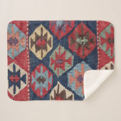 Zuidwest Diamond Sherpa Deken (Voorkant (horizontaal))