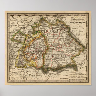 Zuidwest-Duitsland Poster
