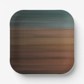 Zuidwest-gekleurde woestijn papieren bordje (Voorkant)