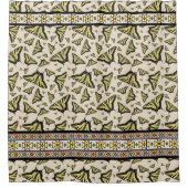 Zuidwest-gele kanonstaart douchegordijn (Voorkant)