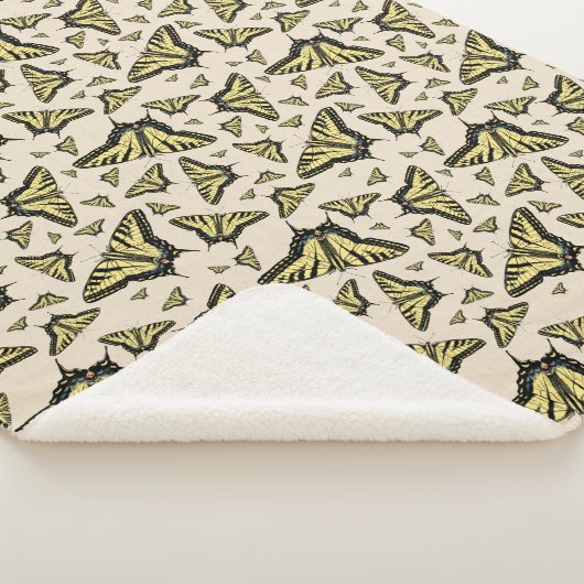 Zuidwest-gele kanonstaart sherpa deken (3/4)