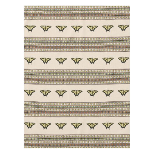 Zuidwest-gele zandstaarstaarstaafvlinder klein tafelkleed (Voorkant)