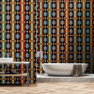 Zuidwest-Indiaans patroon Behang