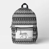 Zuidwest Jackrabbit en Geometrisch gepersonaliseer Bedrukte Rugzak (Voorkant)