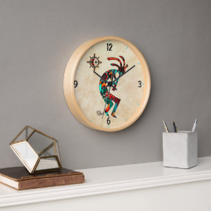 Zuidwest Kokopelli Ronde Wandklok