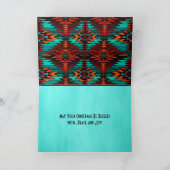 Zuidwest Kokopelli Vakantiewenskaart Feestdagen Kaart (Binnen)