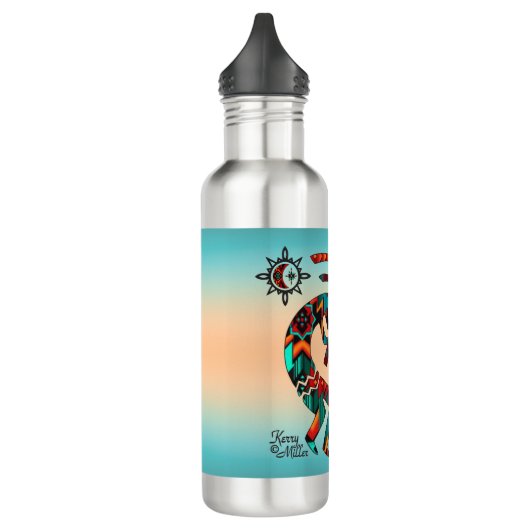Zuidwest Kokopelli Water Bottle Waterfles (Links)