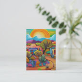 Zuidwest Landschap Achtergrond Visitekaartje (Staand voorkant)