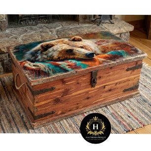 Zuidwest Lodge Beer Portret Tissuepapier