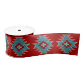 Zuidwest Mesas Rood & Turquoise 3" Lint (Spoel)