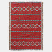 Zuidwest Mesas Rood & Turquoise Deken (Voorkant Verticaal)