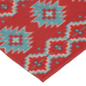 Zuidwest Mesas Rood & Turquoise geometrisch medium Tafelkleed (Gekanteld)