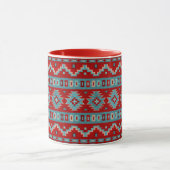 Zuidwest Mesas Turquoise & Rood Mok (Midden)
