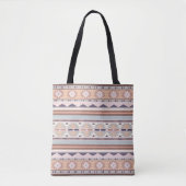 Zuidwest Peach Tribal Pattern Draagtas (Voorkant)