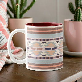 Zuidwest Peach Tribal Pattern Mok