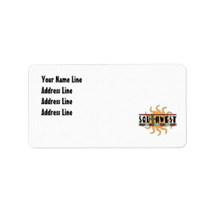 Zuidwest - Retouradres Etiket