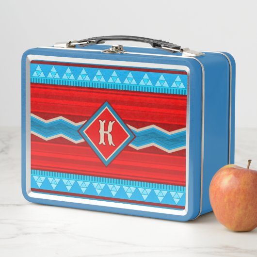 Zuidwest Rivier Canyon Rood Turquoise Monogram (In situ)