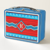 Zuidwest Rivier Canyon Rood Turquoise Monogram (Voorkant)
