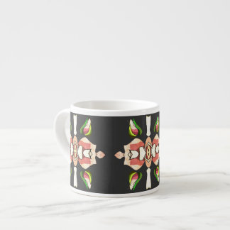 Zuidwest roos roze espresso cup door FRenee2 Espresso Kop