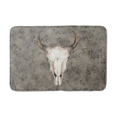 Zuidwest-Rustic Ranch Skull Brown Splatter Badmat (Voorkant)