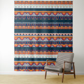 Zuidwest Santa Fe Desert Style Boho Native Wandkleed (In situ)