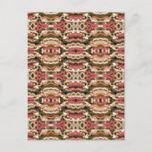 Zuidwest Squigggly Wiggly Earth Toon Abstract Briefkaart (Voorkant)