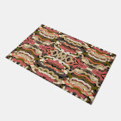 Zuidwest Squigggly Wiggly Earth Toon Abstract Deurmat (Schuin)