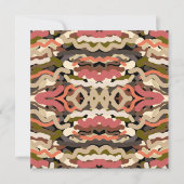 Zuidwest Squigggly Wiggly Earth Toon Abstract Kaart (Voorkant)