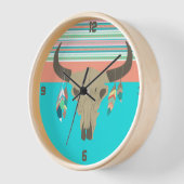 Zuidwest stierenschedel en veren (Hoek)