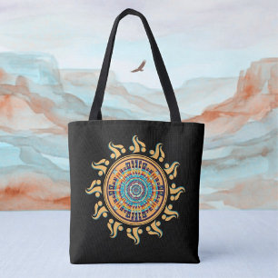 Zuidwest Sun Mandala Tote Tas