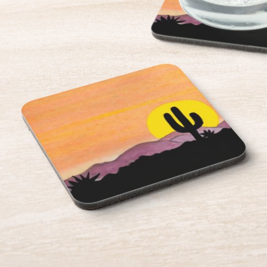 Zuidwest Sunset Onderzetters - Set van 6 (Linkerzijde)