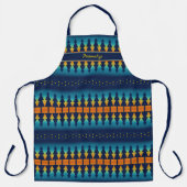 Zuidwest Sunset Pines & Sterrenhemel Geometrisch Schort (Voorkant)