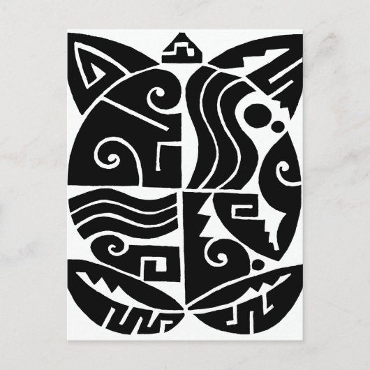 Zuidwest Tortuga Briefkaart (Voorkant)