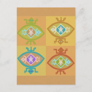 Zuidwest Tortuga Familie Briefkaart